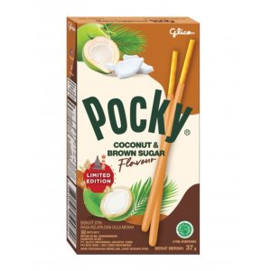 Glico Pocky kokos a hnedý cukor 37g